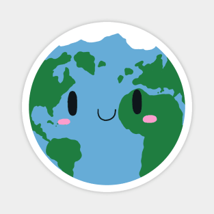 Cute Earth Magnet